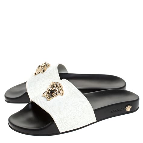 versace medusa slip ons|Versace baroque medusa slide.